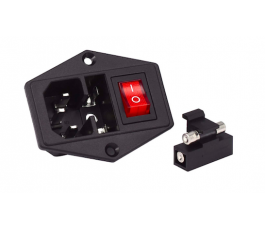 Priza retea C14, 3 pini, cu...