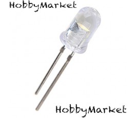 LED Alb, 5mm