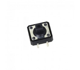 Buton 50mA 12VDC, negru