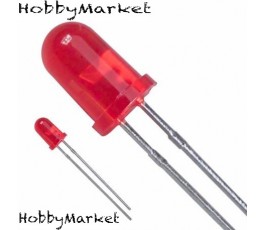 LED Rosu, 5mm