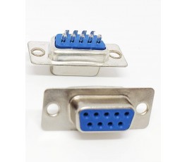 Conector mama DB9 RS232...